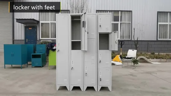 Персонал прямых продаж на заводе 2 двери стальной шкаф для одежды шкафчик