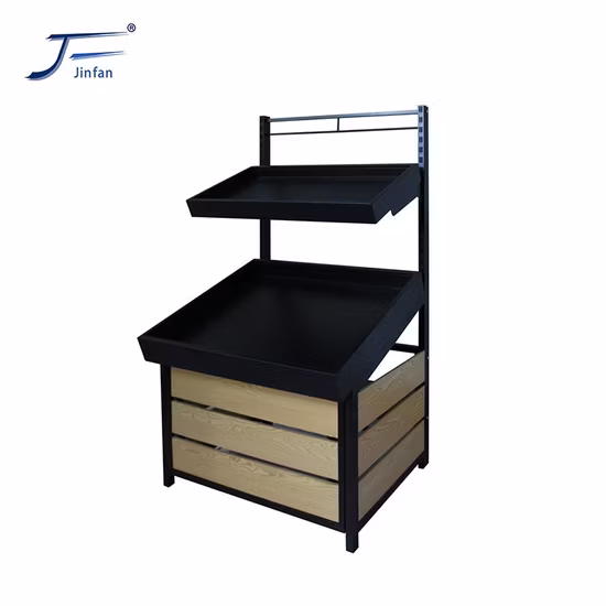 Полка для супермаркетов из нержавеющей стали для овощей